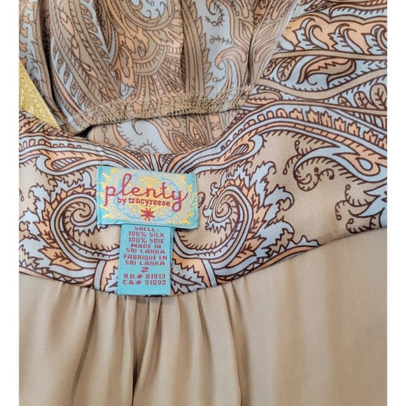 Plenty by Tracy Reese Silk Maxi dress Size 2 - Picture 6 of 6